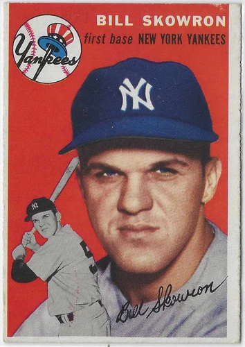 1954 Topps Baseball #239 Bill Skowron RC EX Rookie New York Yankees tape on back