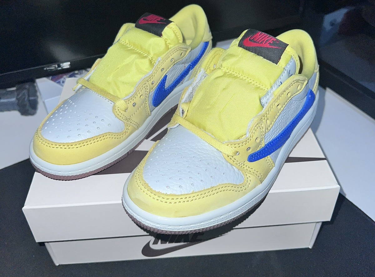 Jordan 1 Low Og SP x Travis Scott Canary Kids (Ps) DZ5909 Jordan 1 Low Og SP x Travis Scott Canary Kids (Ps) DZ5909
