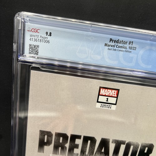 Predator 1 CGC 9.8 Rahzzah East Side Comics Trade Variant LE #5007/6000 w/ COA - Picture 5 of 5