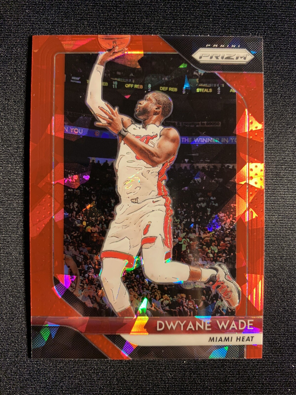 2018-19 Panini Prizm Dwyane Wade Red Ice Heat