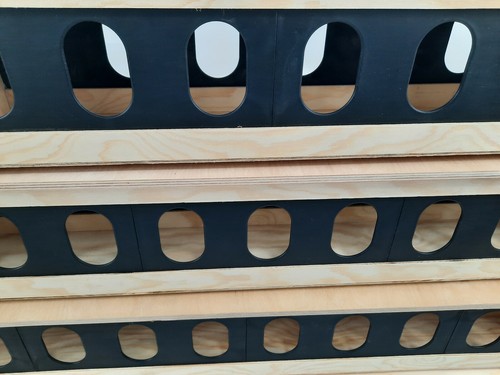 Futtertrog Futterraufe Taubentrog aus Holz 30/60/80/95/120/150 cm - Bild 7 von 13