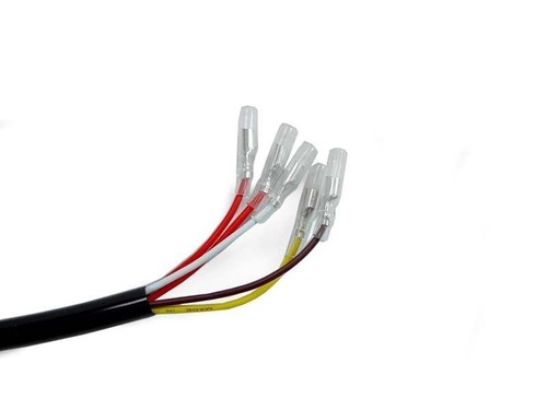 Euro Headlights Wire Cable Adapter Set 5 To US 4 Pin For MB W123 W124 W126 W201 - Bild 3 von 4