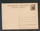 Trieste A 1950 Democratic postcard lire 6 new