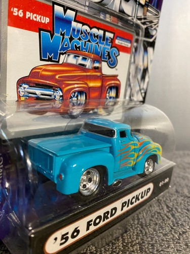 Camión Ford Funline Muscle Cars escala 1:64 '56 en blister sellado de fábrica paquete 2001 - Imagen 9 de 12