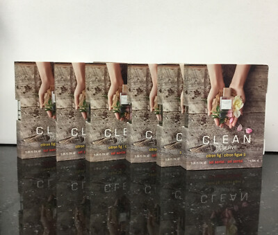 Clean Reserve CITRON FIG & SEL SANTAL 0.05 oz EDP LOT OF 6 NIB