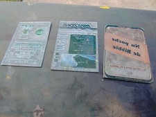 LOTTO CLISCE' CARATTERI TIPOGRAFICI vintage TIPOGRAFIA d'epoca MISURE 21X14 19X