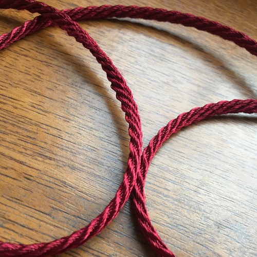 CORD BERISFORDS BARLEY TWIST ROPE 5MM x 4 METRES Gold, Black, White, Red, Blue.. - Picture 21 of 44
