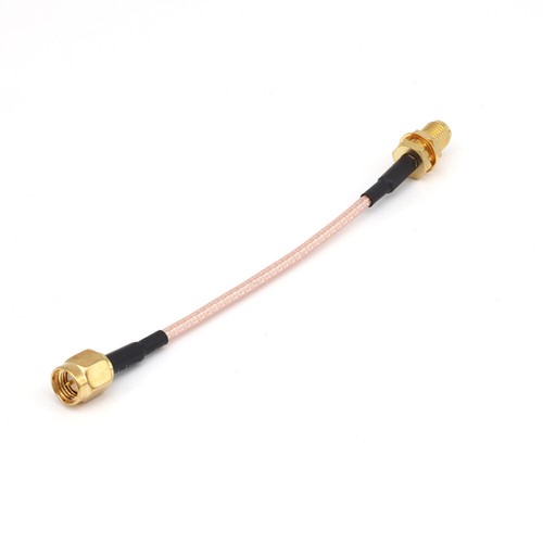 RG316 Coaxial Cable SMA Male to SMA RP Male 10cm RF Device Antenna - Zdjęcie 2 z 3
