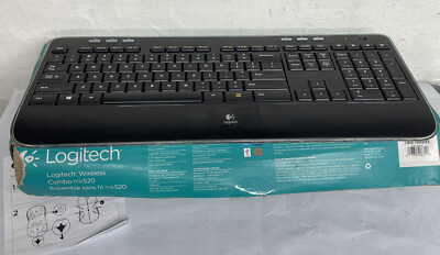 Logitech MK520 Advanced Wireless Computer Keyboard W/Battery *No