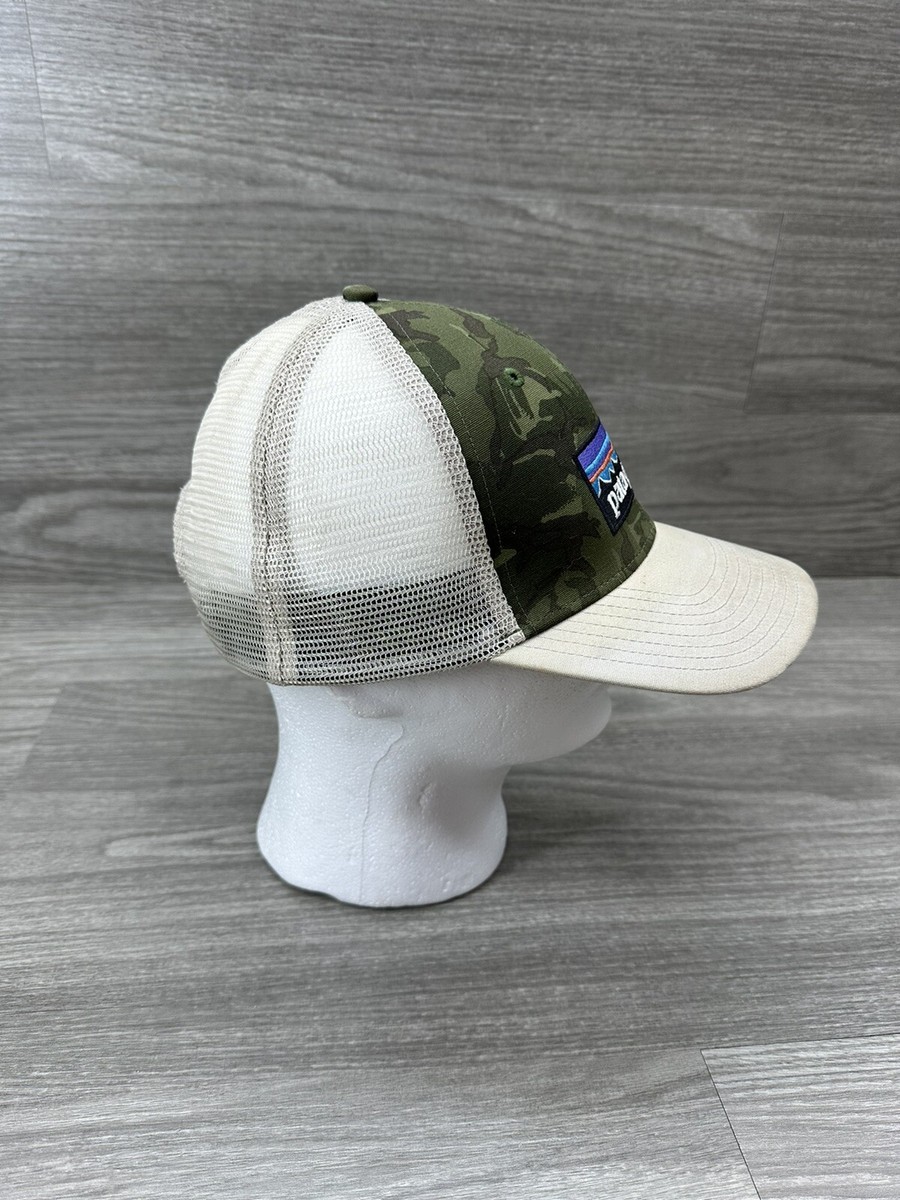 Patagonia Hat Cap Snap Back white & Camouflage Camo One Size