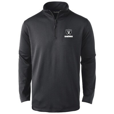 Las Vegas Raiders 1/4 Zip Pullover Jacket, All Star