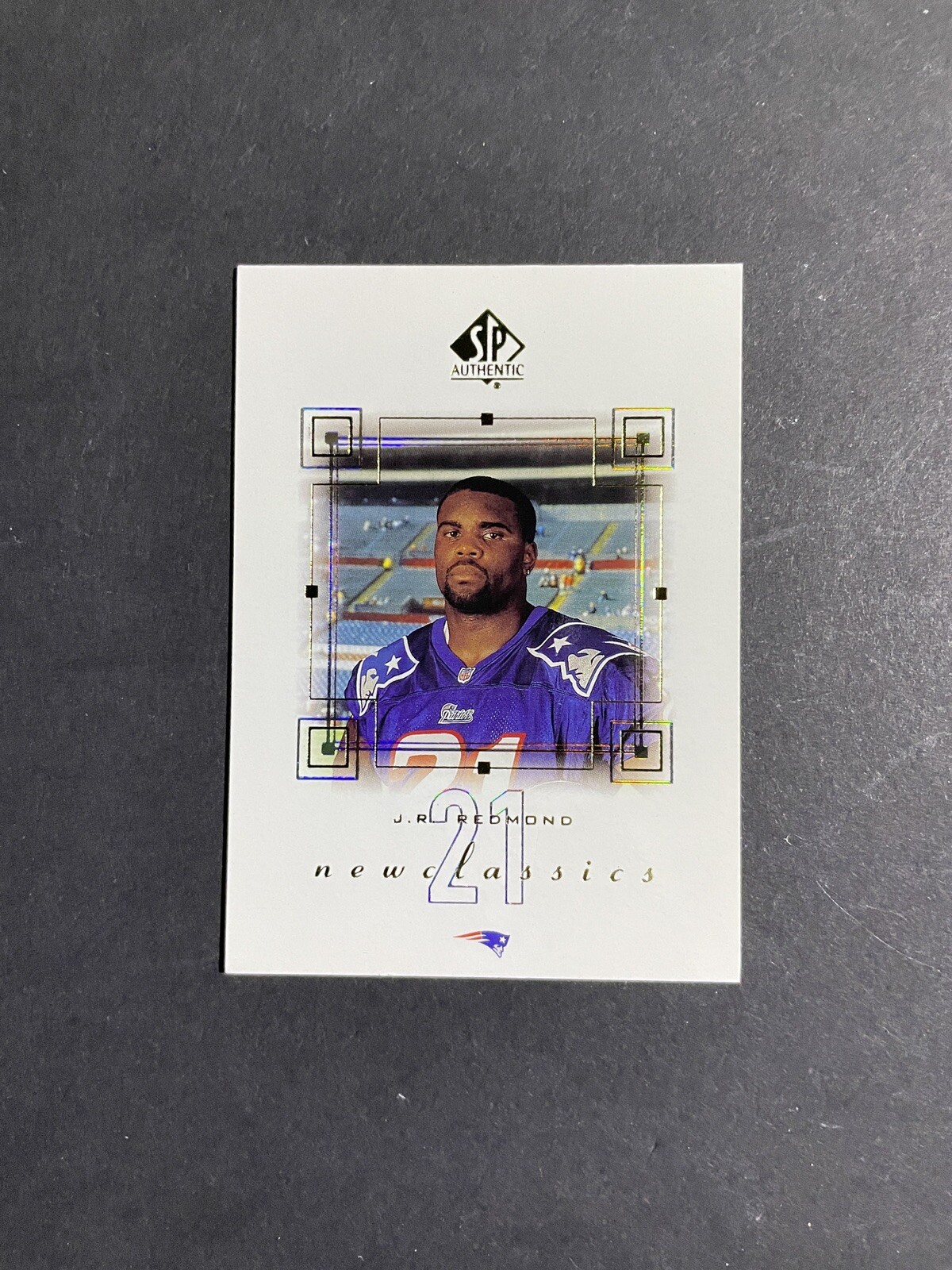 2000 SP Authentic J.R. Redmond New Classics Rookie Insert Card NC5 - Patriots