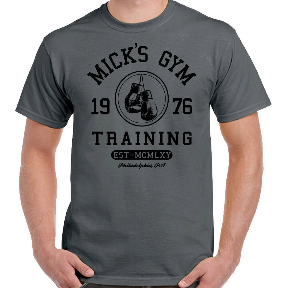 Mick s Gym T Shirt Rocky Mens Funny Movie Balboa Boxing Boxer MMA