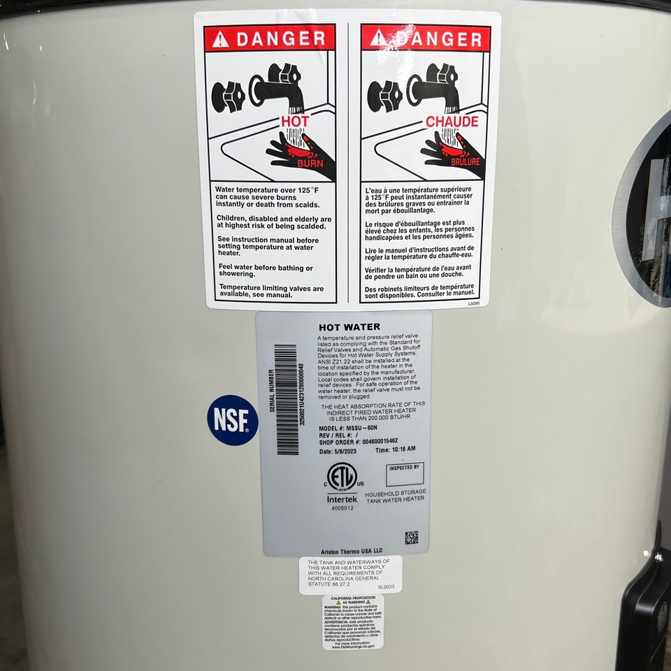 HTP Superstor Ultramax 119Gal Indirect Water Heater MSSU119N eBay