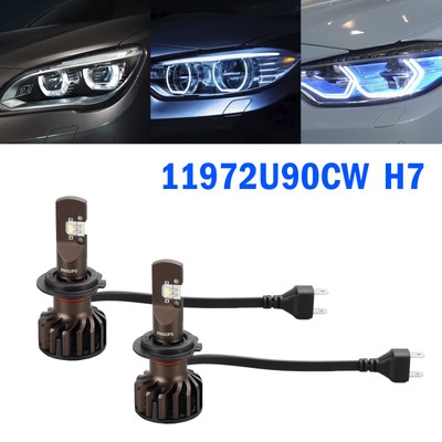 For Philips 11972U90CWX2 Ultinon Pro9000 LED-HL H7 12-24V 18W +350% 5800K F8 S2