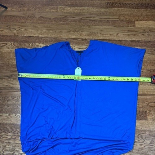 NWT Universal Standard Teresa Jersey V-Neck Midi Dress Mazarine Blue Large - Picture 7 of 8