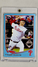 2013 Topps Walmart Blue #197 Tyler Cloyd RC Rookie Philadelphia Phillies Card. rookie card picture