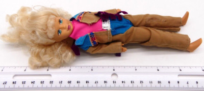 Vintage 1990 Kid Kore Girl Doll Figure Toy Blonde