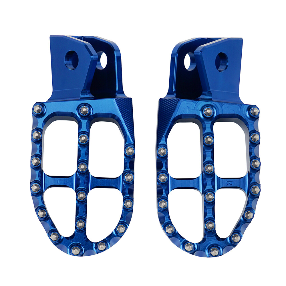 For Yamaha WR250R/X 20072021 CNC Billet 57mm Wide Foot Pegs Footpeg