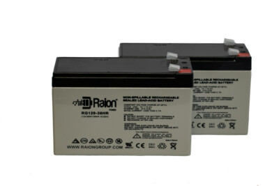 Raion 12V 9Ah UPS Battery For APC BACK-UPS ES BE725BB - 2 Pack