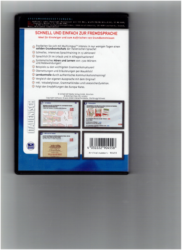 Italienisch-Sprachkurs von MultiLingua (PC Mac - CD-ROM) - Zdjęcie 2 z 2