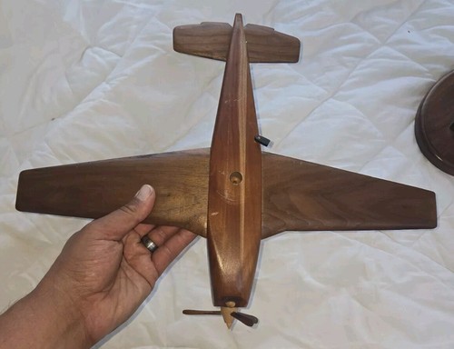 Beechcraft A-36 Bonanza Propeller Aircraft Wood Model Aircraft N6108e - Picture 10 of 10