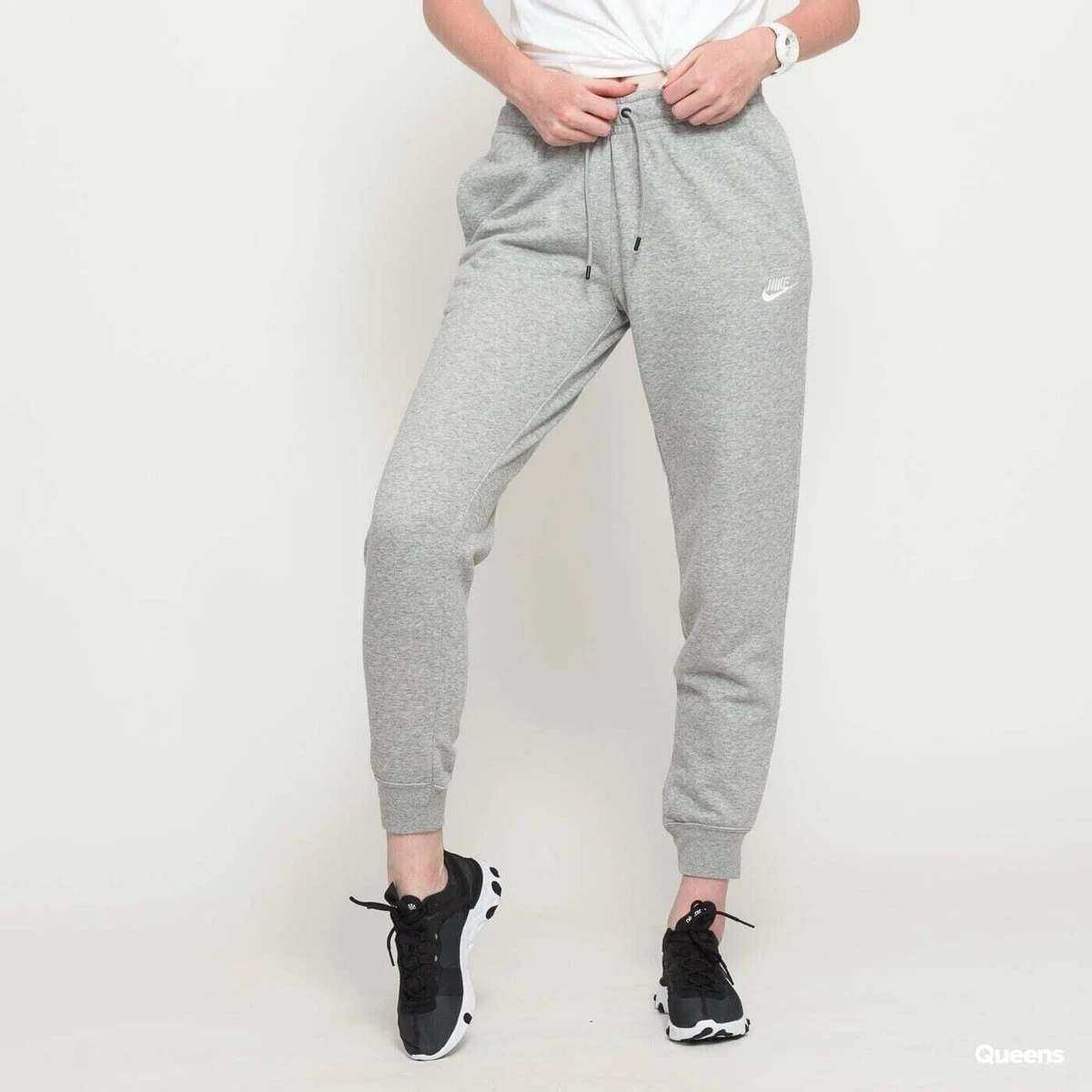 Nike Essential Fleece Jogger Grey Sweatpants BV4095-063 Women's