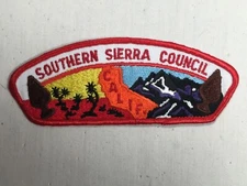 South Sierra Council twill gauze pre fdl BSA CSP Patch
