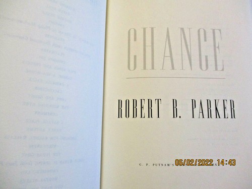 ROBERT B PARKER Chance SPENSER #23 HCDJ 1996 DETECTIVE Adult Fiction - Picture 3 of 5