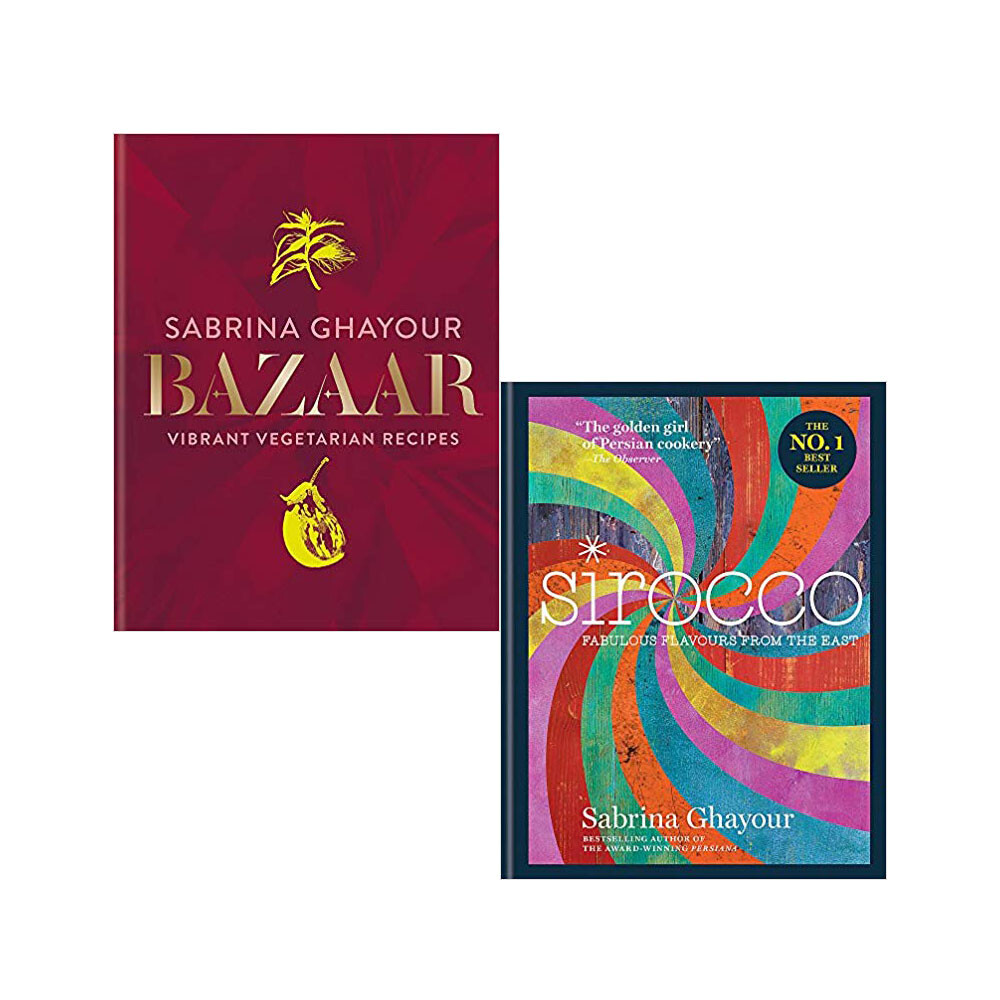 Sabrina Ghayour 2 Books Collection Set Bazaar Vibrant vegetarian recipes,Sirocco