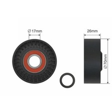 NTY Spannrolle Keilrippenriemen für BMW 3er Cabriolet E46 320 Ci 325 E36 320i