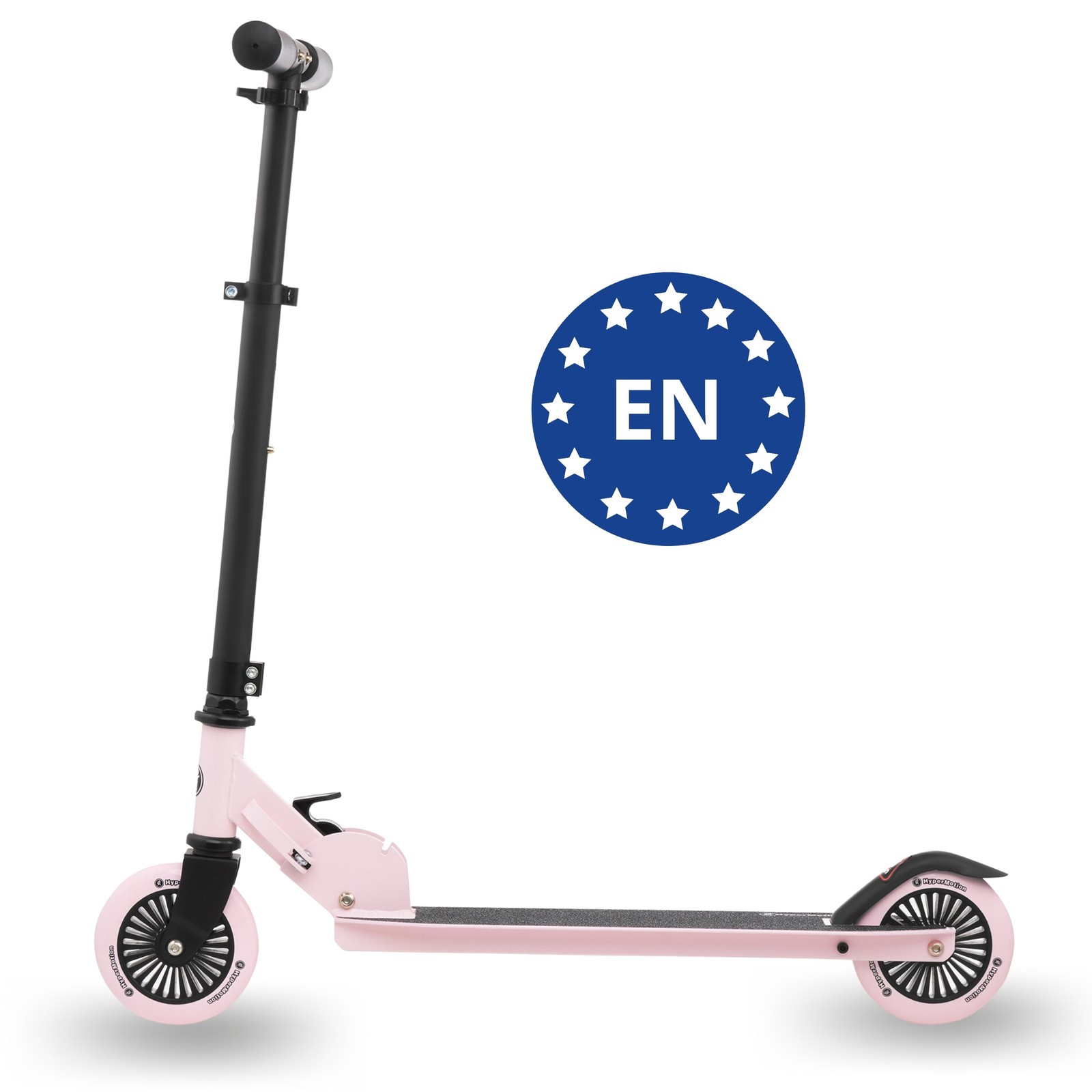 Trottinette enfant pliable roues PU charge max 40 kg guidon galvanisé bleu