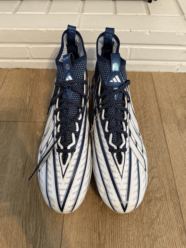 Adidas Freak Ultra 23 Inline Men Size 17 White Blue Football Cleats HP2452 NEW - Image 3 of 4