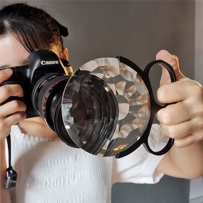 Filter 100MM Handheld Kaleidoscope Special Effects Filter Photography Video S...