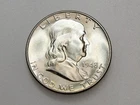 1948-P 50C FRANKLIN SILVER HALF DOLLAR GEM BU