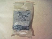 Lot of 2 Allen-Bradley Z-2114 Auxiliary Switches, Size 2 & 3, N.O., LH, NOS