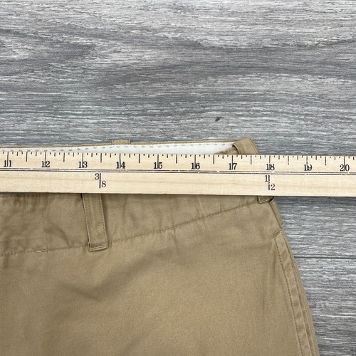 Vintage Polo Ralph Lauren Pants Mens 36x32 Beige Silk Cotton Buckle Back Khakis - Picture 17 of 21