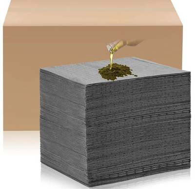 #ad #ad Oil Absorbent Pads 100 Pcs for Garage Basement Water amp; Oil Spill Cleanup New $39.99