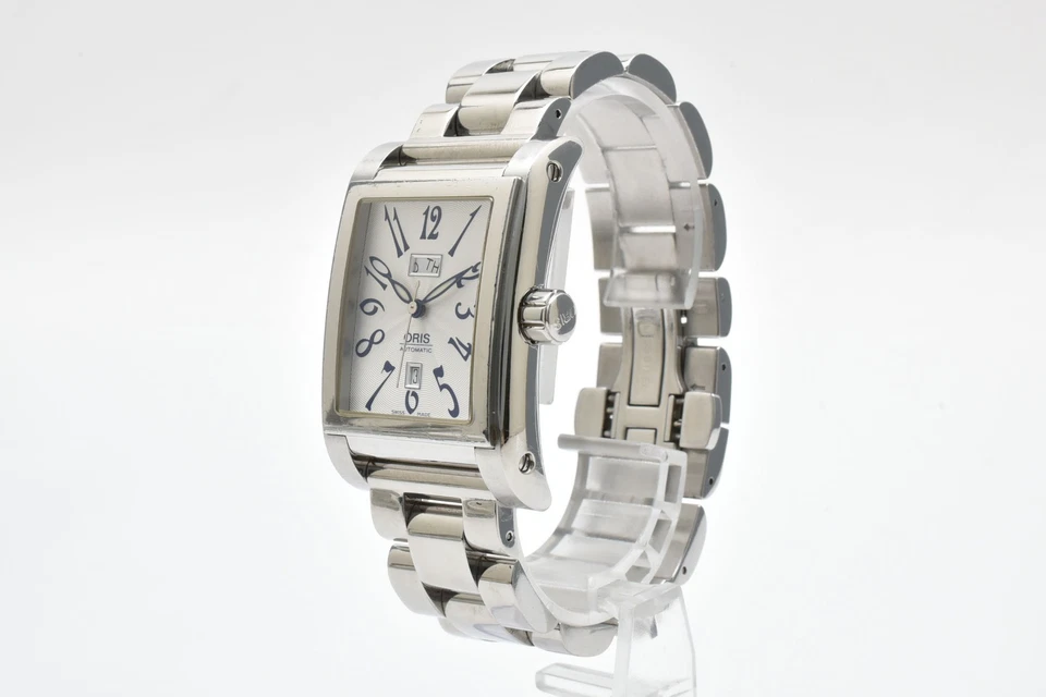 ▶️【N COMO NUEVO】 ORIS Millas Ractangular 585-7525-40-02 Reloj Automático Hombre JAPÓN Foto 4 de 4