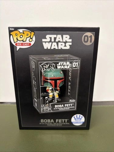 Funko Pop! Vinyl: Star Wars - Boba Fett - Funko (Exclusive) #01 Die - Cast