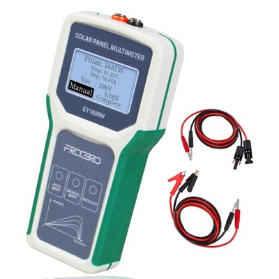 Solarpanel Multimeter 1800W LCD Testgerät MPPT Fehlersuche solar Energie