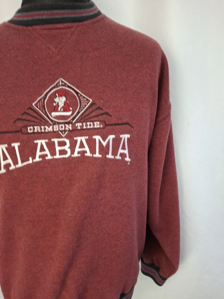 Jersey Atlético Chimson Tide Alabama De Colección Rojo Mediano Años 90 E3567 Foto 3 de 4