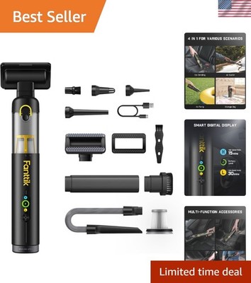Slim V10 APEX Cordless Car Vacuum, 4-in-1 Portable Mini Handheld Vac, 19kPa S...
