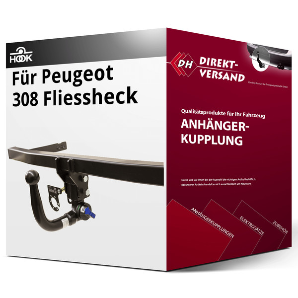 AnhäNgerkupplung Abnehmbar für Peugeot 308 Fliessheck 09.2013-06.2021 Top-image