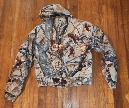 Outfitters Ridge Fusion 3-D Quilted Camo Hood Jacket Youth L (12/14) Free Ship - Picture 4 of 5