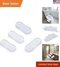 Protective Cushioning Toilet Seat Bumpers   Noise Reduction  Scratch Prevention