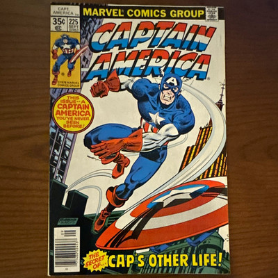 Marvel Comics Captain America #225 Jack Kirby Bronze Age 1978 Single Issue