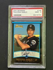 tsuyoshi shinjo American Rookie Card Graded PSA 9