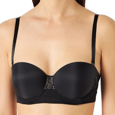 Triumph Vivid Spotlight WDP Damen Bügel BH abhnehmbare Träger Gr. 70D Schwarz