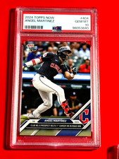 2024 MLB Topps NOW #404 ANGEL MARTINEZ CALL UP GUARDIANS RC PSA 10 GEM MINT 40